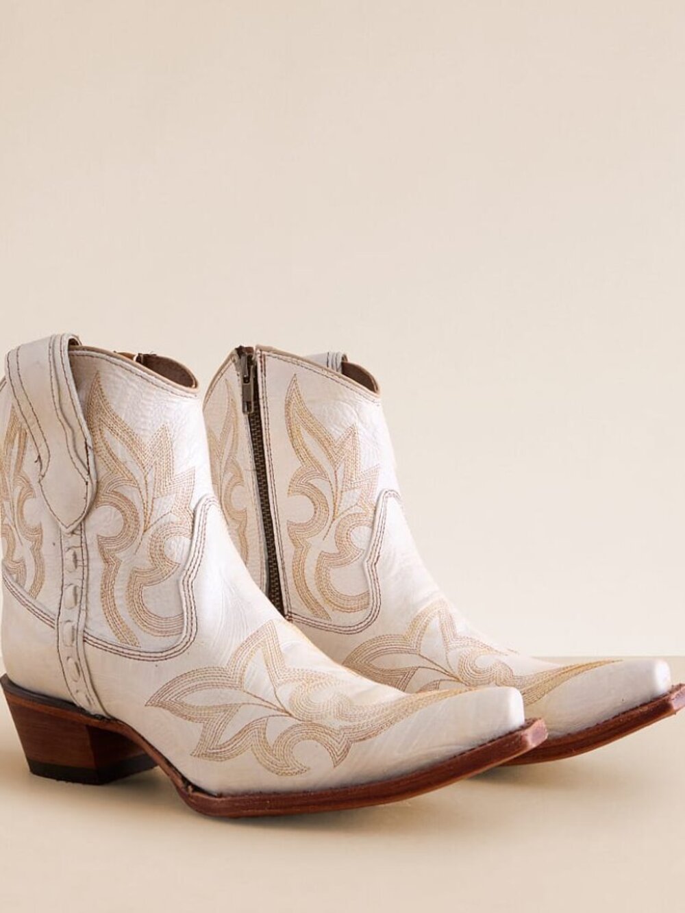 Circle G Corral Ankle Boots Pearl